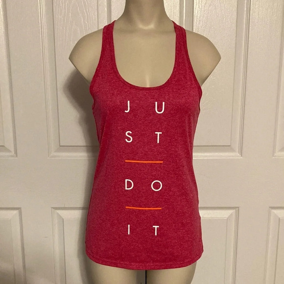 NWOT Nike Dri-Fit Racer Back Just Do It Tank XS - Picture 1 of 13